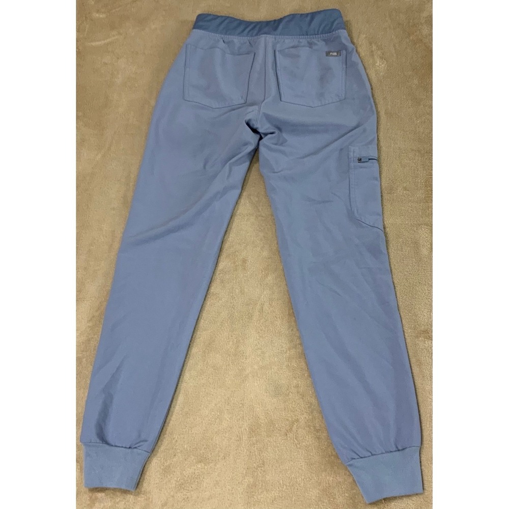 Figs Zamora scrubs Pants Joggers Womens XXS Technical Collection Light Blue